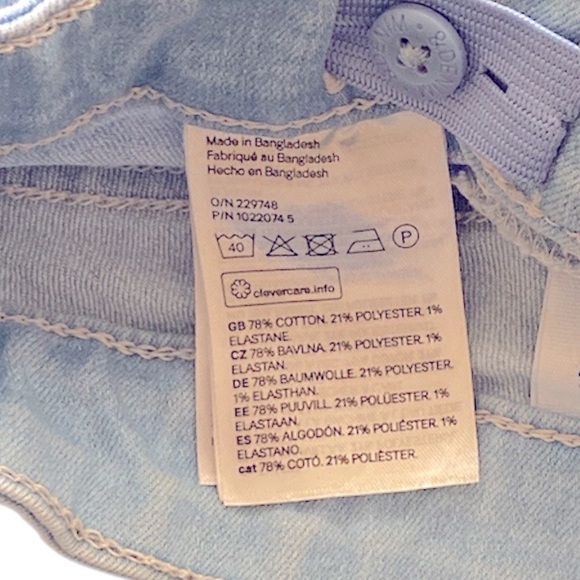 NWOT H&M Girls Denim Shirts Size 14 - Picture 5 of 6